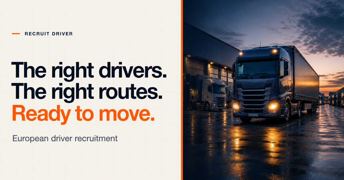How to Recruit Truck Drivers in Europe | Recruit Driver